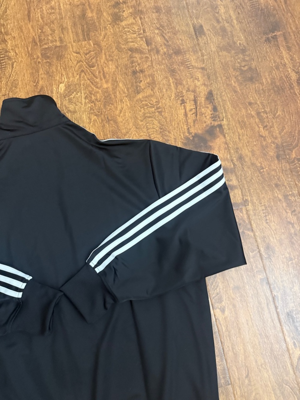 adidas Originals Women’s Black Track Jacket with White Stripes and Trefoil - Picture 13 of 16